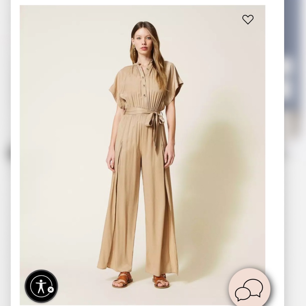 Twin-Set Beige Jumpsuit